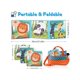 thumbnail image 2 of Kids Magnetic Puzzle, 3-In-1 Magnetic Jigsaw Book For Toddlers, Educational Travel Toy, Difficulty Level Education Toy, Suitable For Children's Intell, 2 of 5