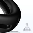 thumbnail image 2 of Xbonp Silicone Vibrating Penis Ring for Men White, 2 of 5