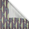 thumbnail image 5 of Ambesonne Retro Grommet Curtain, Hexagon Rhombus Dots Forms, 50" x 72", Pale Yellow Cadet Blue, 5 of 6