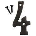 thumbnail image 2 of Wrought Iron Decorations Creative DIY House Number Casts Iron Metal Numbers, 2 of 2