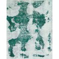 thumbnail image 1 of Ahgly Company Machine Washable Indoor Rectangle Abstract PowderBlue Area Rugs, 3' x 5', 1 of 7