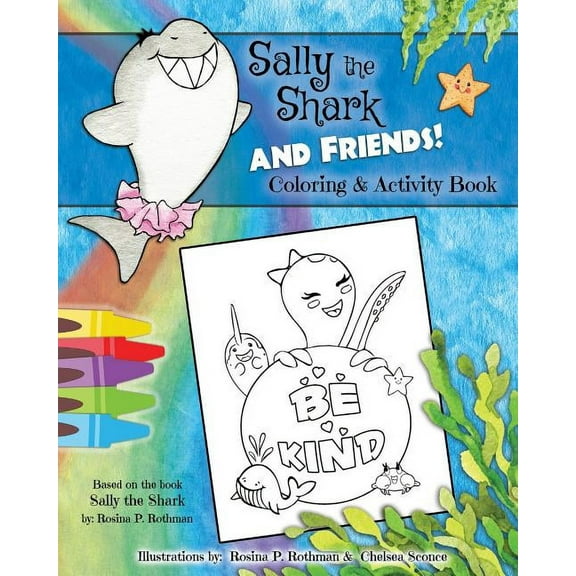 Sally the Shark & Friends Coloring Book
