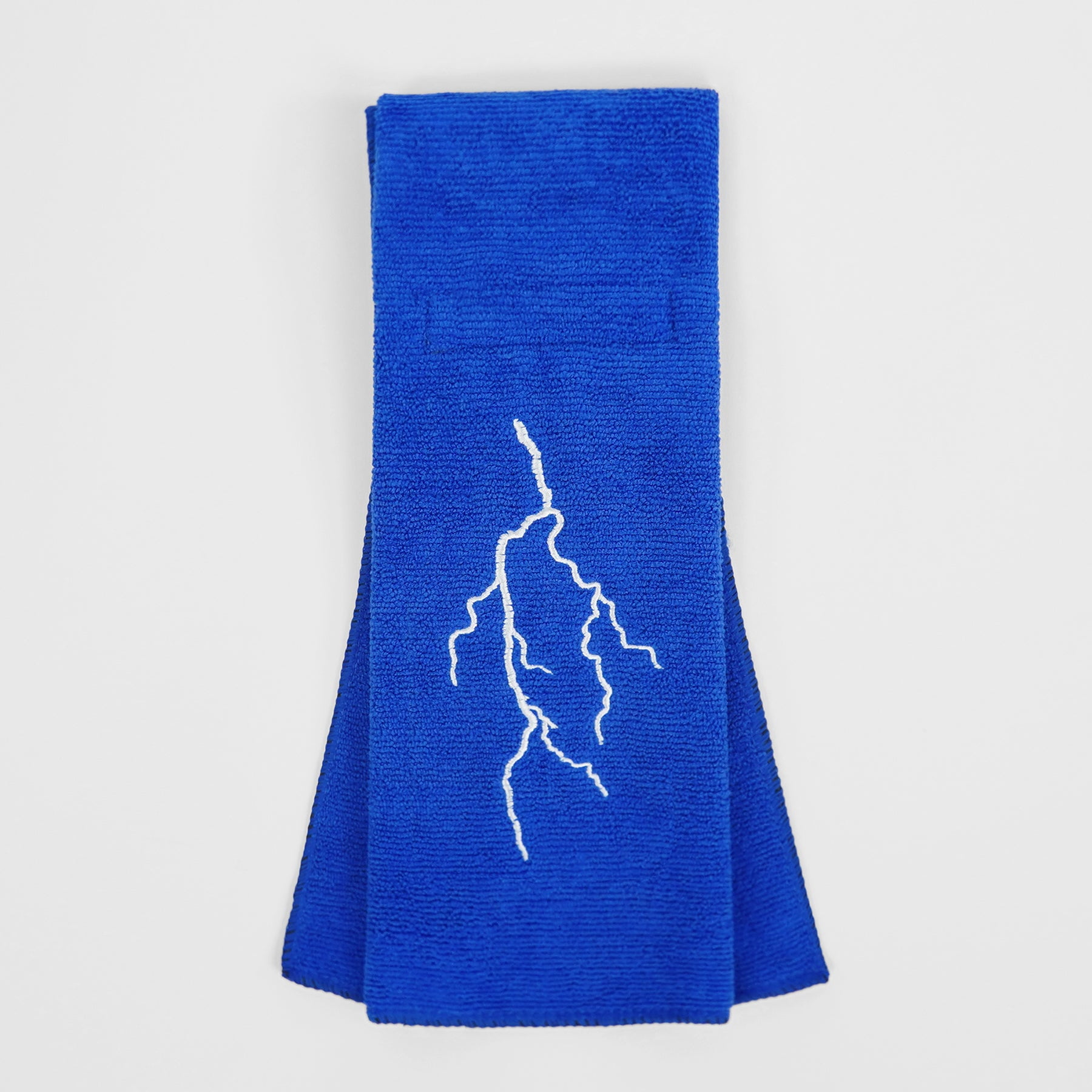 Blue Lightning Football Towel