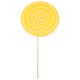 thumbnail image 1 of EeaseMX Modelo de simulación de piruleta con temática de comida, accesorio fotográfico, decoración para niños (amarillo), 1 of 8