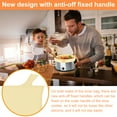 thumbnail image 4 of Qenwkxz Silicone Slow Cooker Liner Silicone Slow Cooker Insert Liner with Handle Leakproof Slow Cooker Silicone Insert Heat Resistant Slow Cookers Bag Liner Dishwasher Safe for 8QT Pot, 4 of 9