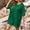 Green, variant on ClodeEU Womens Plus Size Crewneck Short Sleeve Sport Romper Reversible Jumpsuit with Pockets Coffee,Womens Plus L