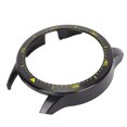 thumbnail image 4 of Estuche protector de marco de reloj con cobertura total para reloj inteligente Realme Watch S Pro, negro y amarillo, 4 of 12