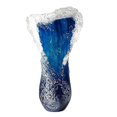 thumbnail image 1 of Sea Wave Vase, Wavy Vase Resin Blue Wavy Vase for Office Living Room Decorations Coffee Shop Decor, 1 of 5