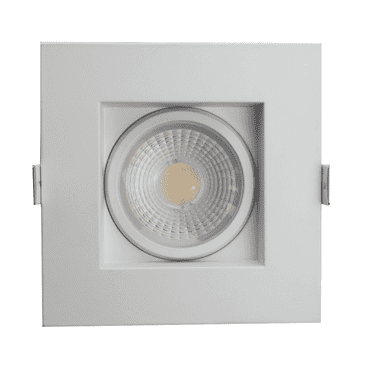Perlglow 4" Square White 14W ‎1100 Lumens 5CCT Gimbal Light