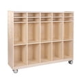 thumbnail image 4 of Angeles Birch Mobile 10-Section Locker - Assembled, 4 of 5