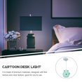 thumbnail image 3 of Miangastore Eyecaring Desk Reading Lamp with Mild Light for Indoor Use ABS Material Green Color Small Night Light, 3 of 8