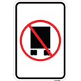 thumbnail image 1 of SignMission A-1218-23864 12 x 18 in. Aluminum Sign - National Network Prohibited, 1 of 1
