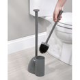 thumbnail image 3 of mDesign Hidden Plunger and Brush Set for Toilet Bowl - Brush Cleaner and Plunger Combo with Holder Caddy for Bathroom - Modern Toilet Brush and Plunger Set - Aura Collection - 2 Pack - Charcoal Gray, 3 of 8