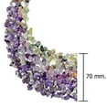 thumbnail image 3 of Vintage Bohemian Multi Purple Stone Bead Bib Statement Fashion Ethnic Necklace, 3 of 5