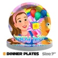 thumbnail image 6 of Ms Rachel Party Supplies Decor Plates Fans Decorations Honeycomb Centerpieces Cake Toppers, 6 of 6