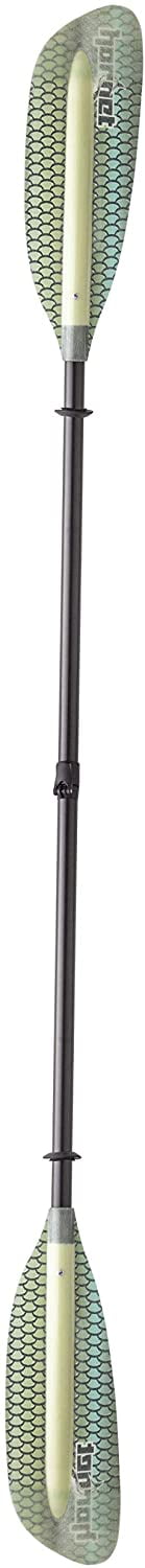 Graphic Fiberglass Multi Functional Kayak Paddle (Green Scale Design)