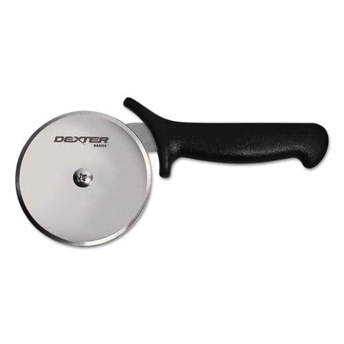 Basics Pizza Cutter, High-Carbon Steel, Polypropylene Handle, 4" by Dexter®