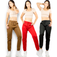 thumbnail image 1 of SET DE 3 PANTS DE MUJER JOGGER PANTS DE TELA FELPA, 1 of 5