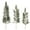 White, variant on Vickerman 36-42-48" Artificial Blue Spruce Tops 3 Piece Set