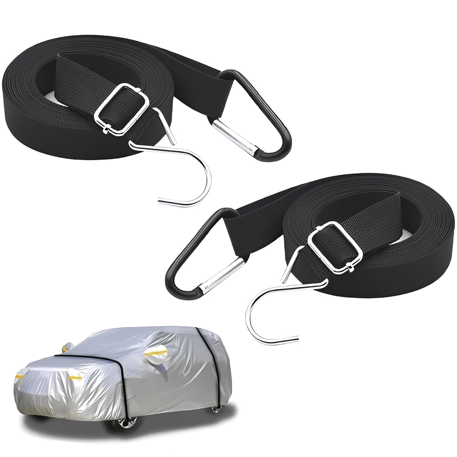 CIVG 2pcs Car Cover Windproof Strap Nylon Auto Cover Gust Strap