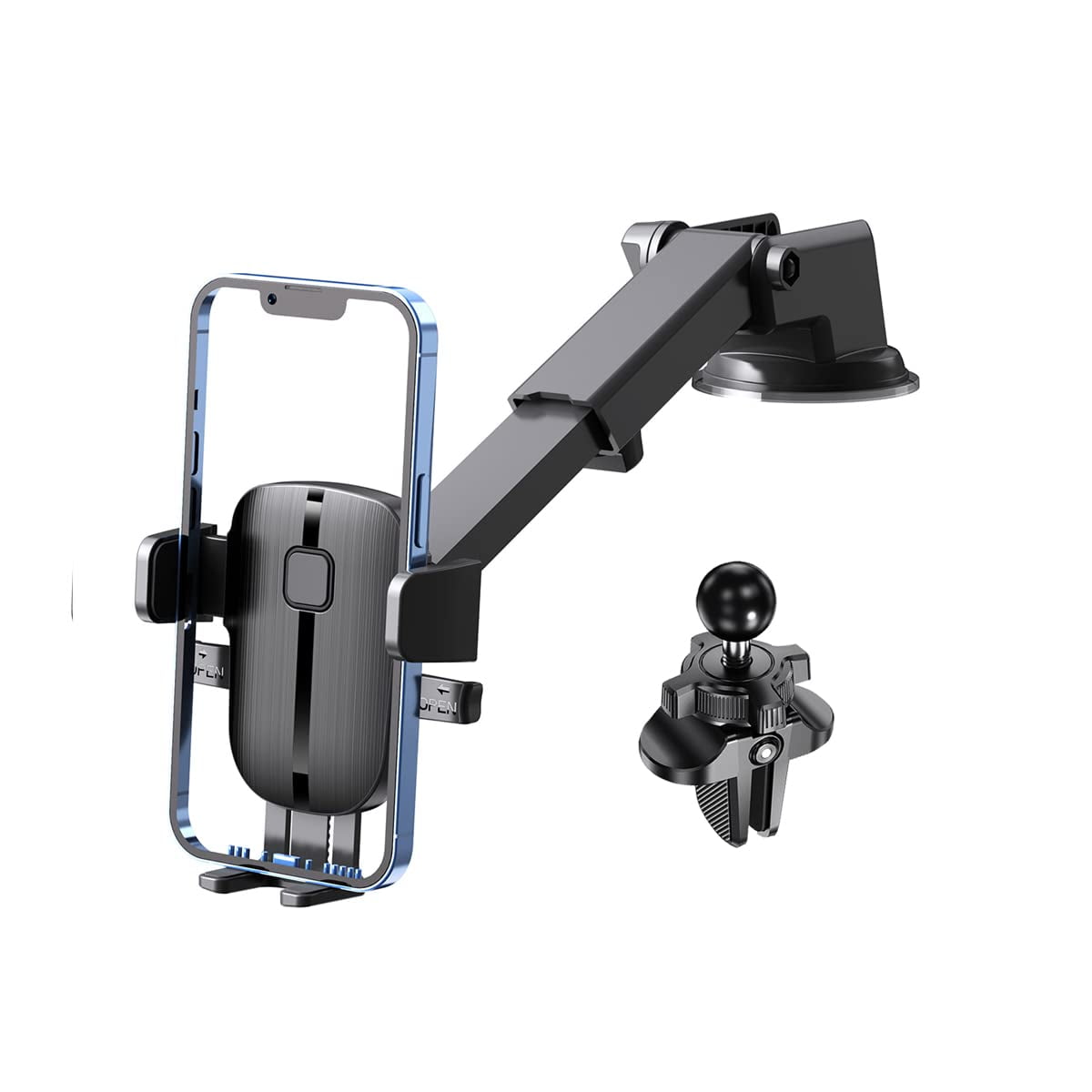 BELOMI Car Phone Holder Mount, Hand Free Phone Mount for Car Dashboard