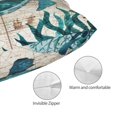 thumbnail image 5 of Disketp Pillow Covers Watercolor Sea Turtle Pattern Throw Pillow Case Cushion Covers,Cushion For Bedroom,Couch,Home-14"X20", 5 of 9