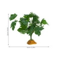 thumbnail image 2 of NUOLUX Planta Artificial Para Reptiles Y Peceras Con Textura Y Material, 2 of 8