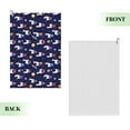 thumbnail image 2 of Kdxio Lama in Space Pattern Golf Towel (24" X 16") with Carabiner Clip - The Convenient Golf Cleaning Towel, 2 of 8