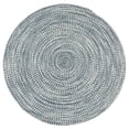 thumbnail image 1 of Colonial Mills Rug KA68R048X048 Kaari Tweed Round Braided Rug  Arctic Blue - 4 ft., 1 of 1
