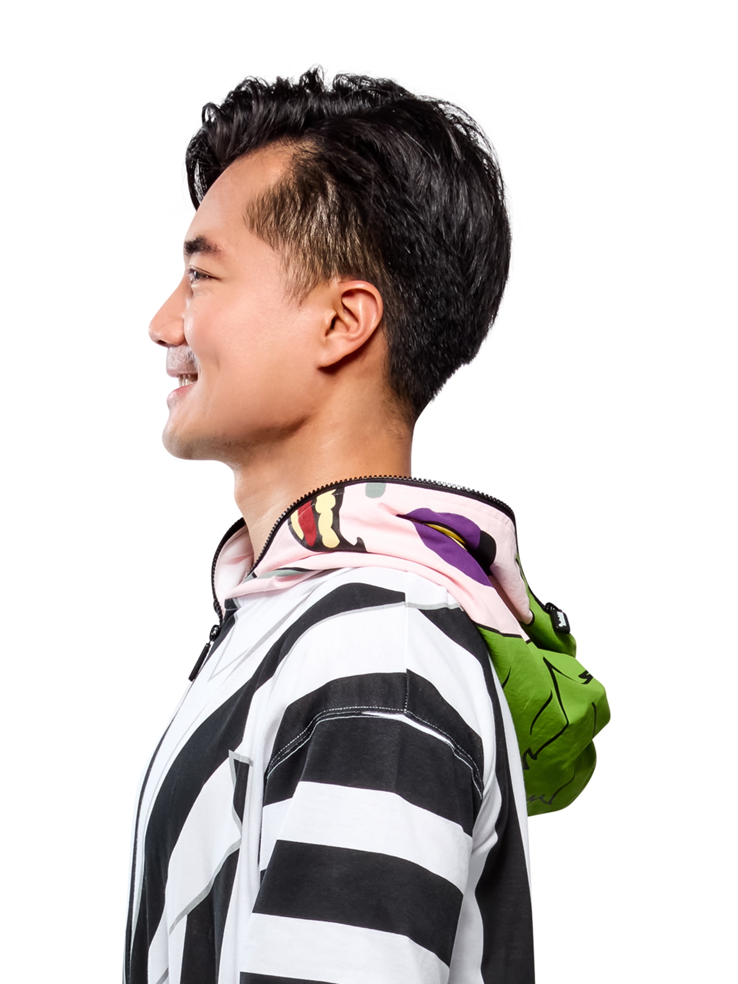 Beetlejuice Zipsters Masked-Up Costume for Adults by Rubies, Men's