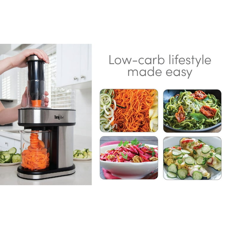 Total Chef 3-in-1 Automatic Electric Vegetable Spiralizer for