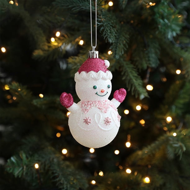 Colgante de Árbol de Navidad de Plástico para Decoración de Ambiente Festivo, Colgante para Ventana de Árbol de Navidad.