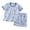 Sky Blue, variant on Odeerbi Toddler Boys Girls 2 Piece Outfits Cartoon Cotton T-shirt Shorts Set Summer Clothes Children's Short Sleeve T-Shirt Two-Piece Set Mint Green