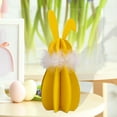 thumbnail image 6 of Easter Bunny Figurine Wood Rabbit Decoration Detachable Design for Table Shelf Mantel Spring Display, 8.66" Bunny Easter Decorations, 6 of 9