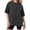 Black, variant on T Shirt Women Plus Size Short Sleeve T Shirt Relaxed Fit Tie Dye Snowflake Print Casual Top Womens Shirt Pink 5Xl