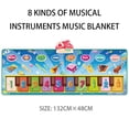 thumbnail image 2 of Mat with Animal Voice Baby Piano Playing Carpet Music Game Instrument Montessori Toy Early Educational Toys for Children heqiyong LED, 2 of 2