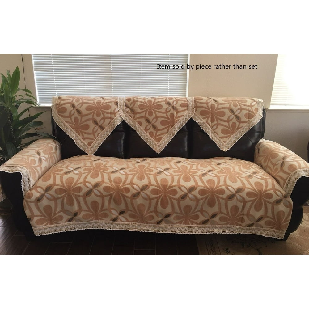 Octorose ® Chenille Lace Sectional Sofa Throw Covers Furniture