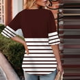 thumbnail image 4 of Half Sleeve Top for Women Summer Dressy Casual Tunic Top, Limited Time Under 10 Dollars #7, 4 of 6
