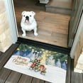 thumbnail image 2 of Merry Christmas French Bulldog Snowy Winter with Gifts Tree Decorations Doormat Dog Lover Gifts Indoor Outdoor Welcome Mat - 12020, 2 of 5