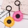 thumbnail image 4 of YANONELRY PVC Mini Barbell Plates Keychain -Kettlebells DlY Silicone Dumbbell Keyring -Gym Gifts for Gym Lovers Fitness Trainer Gift Backpack Jewelry, 4 of 9