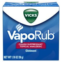 Vicks VapoRub Cough Suppressant Topical Analgesic Ointment 1.76 (Best Otc Cough Suppressant For Dry Cough)