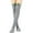 Gray, variant on Christmas Stockings Thigh High Stockings Ladies Solid Color Cartoon Christmas Decorated Knee Socks For Christmas Party Sweet Cute Stockings Winter Socks Hot Pink A