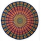 thumbnail image 5 of Toalla de playa redonda estampada, chal protector solar, bufanda cuadrada de verano, bufanda de los deseos, 5 of 6