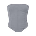thumbnail image 7 of MYAOYINo Boundaries Ladies Seam Front Bandeau Top Strapless Asymmetrical Hem, 7 of 7