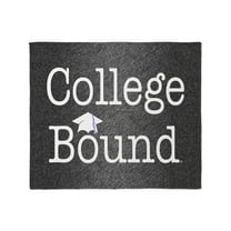 CafePress - College Bound Throw Blanket - Soft Fleece Throw Blanket, 50"x60" for All Ages