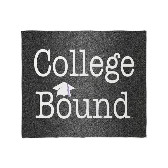CafePress - College Bound Throw Blanket - Soft Fleece Throw Blanket, 50"x60" for All Ages