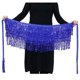 thumbnail image 1 of Guardurnaity a la cadera para danza del vientre a la moda, faldas con borlas, multicolor, hermosa lentejuela, diamantes de imitación brillantes, Prendas para la parte inferior del cuerpo Azul oscuro Guardurnaity AP012243-06, 1 of 6