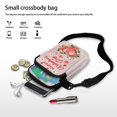 thumbnail image 7 of HELLHERO Valentine's Day Heart Shoulder Bag Adjustable Shoulder Strap Unisex for Outdoor Travel Daily Use 4.33"x1.97"x7.09", 7 of 7