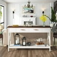 thumbnail image 2 of Tribesigns 70.9 Inch Sofa Table with 2-Drawers, Extra Long Console Table with Storage Shelves, 2 of 6