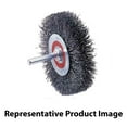 thumbnail image 3 of Walter 13C175 3"x3/4"x1/4" Mounted Wheel Brush .0118 Crimped Stainless Steel Wire, 3 of 3